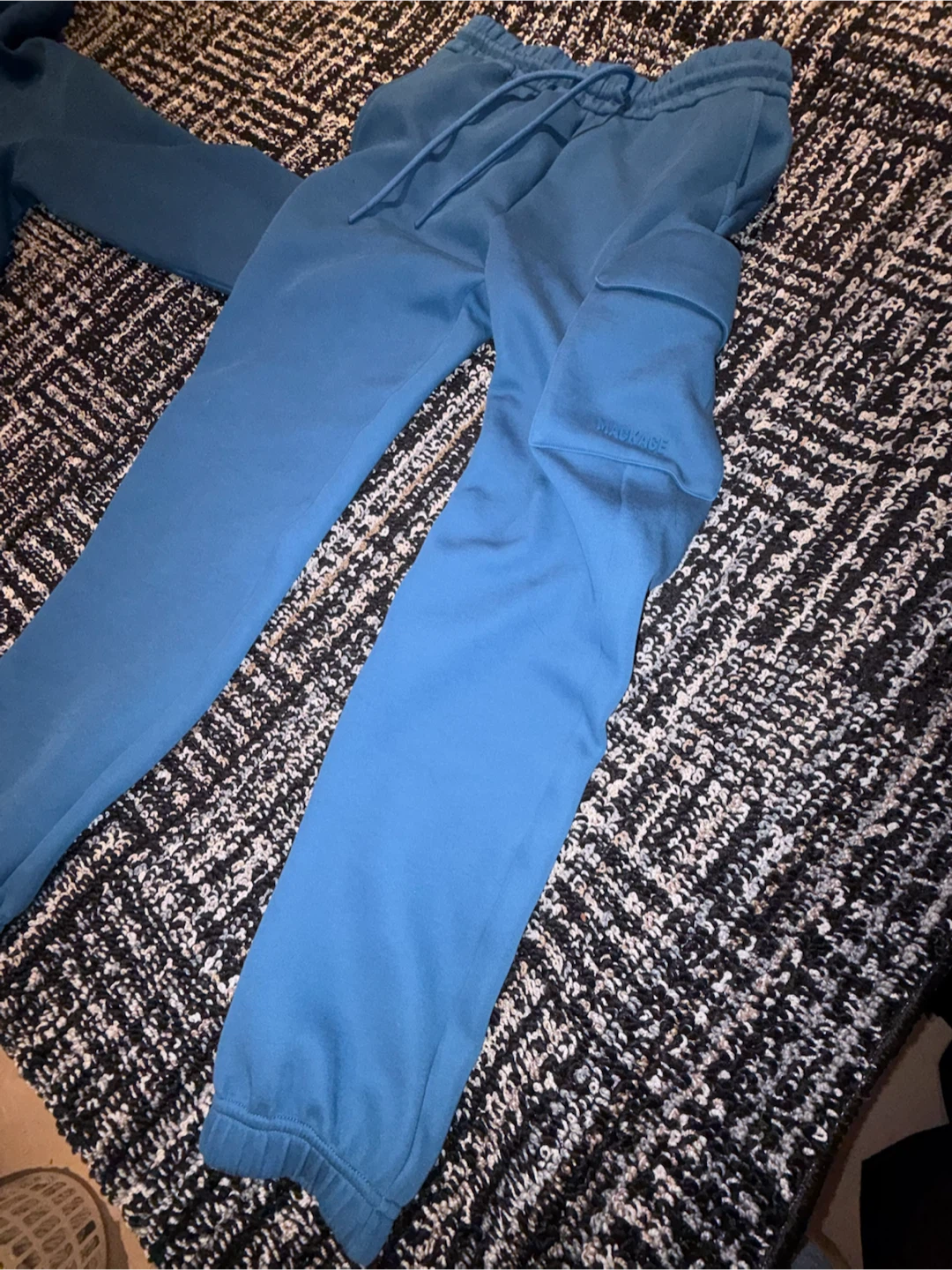 MACKAGE Kryristian Hoodie and Joggers Set - Med Blue - photo 2