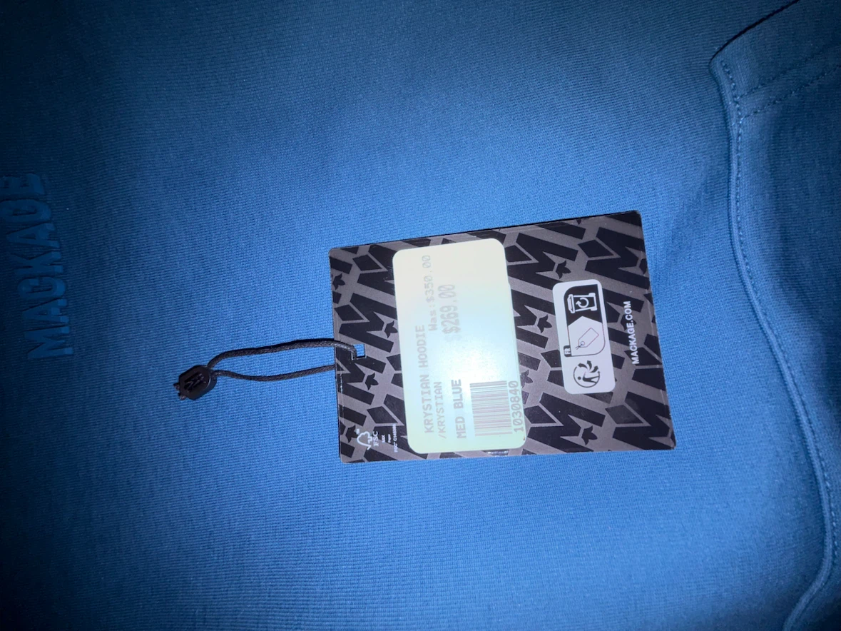 MACKAGE Kryristian Hoodie and Joggers Set - Med Blue - photo 4