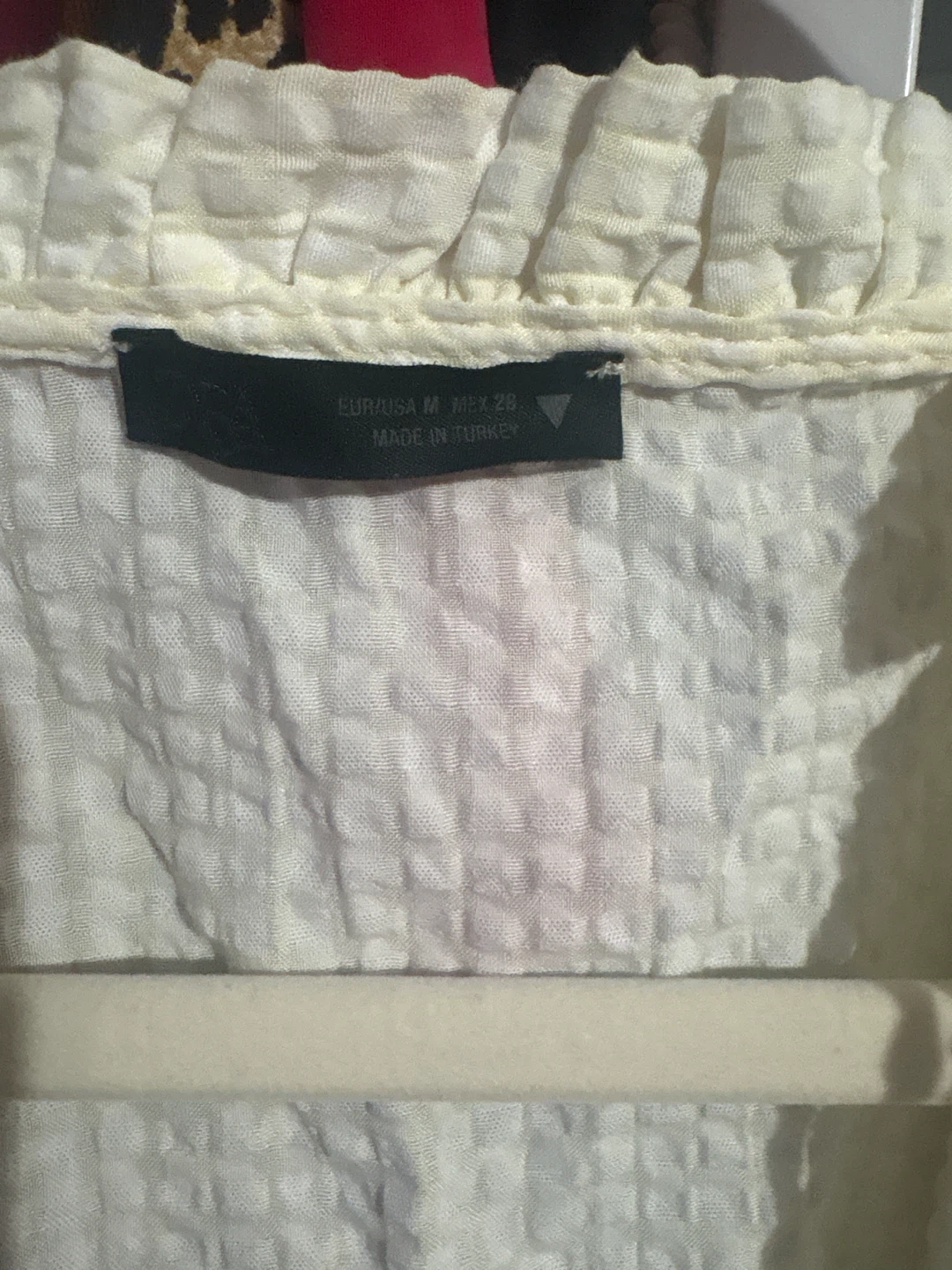 Women's White Textured Blouse - photo 2