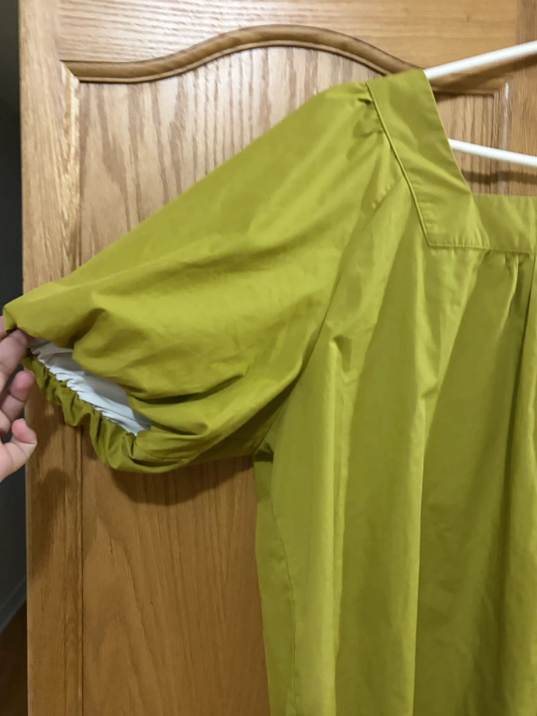 WOMAN PLUS Lime Green Puff Sleeve Blouse - Size 3L - photo 2
