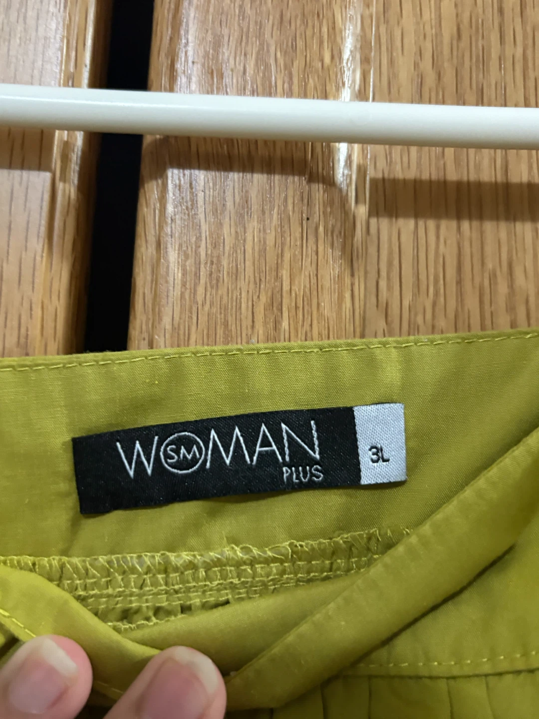 WOMAN PLUS Lime Green Puff Sleeve Blouse - Size 3L - photo 3