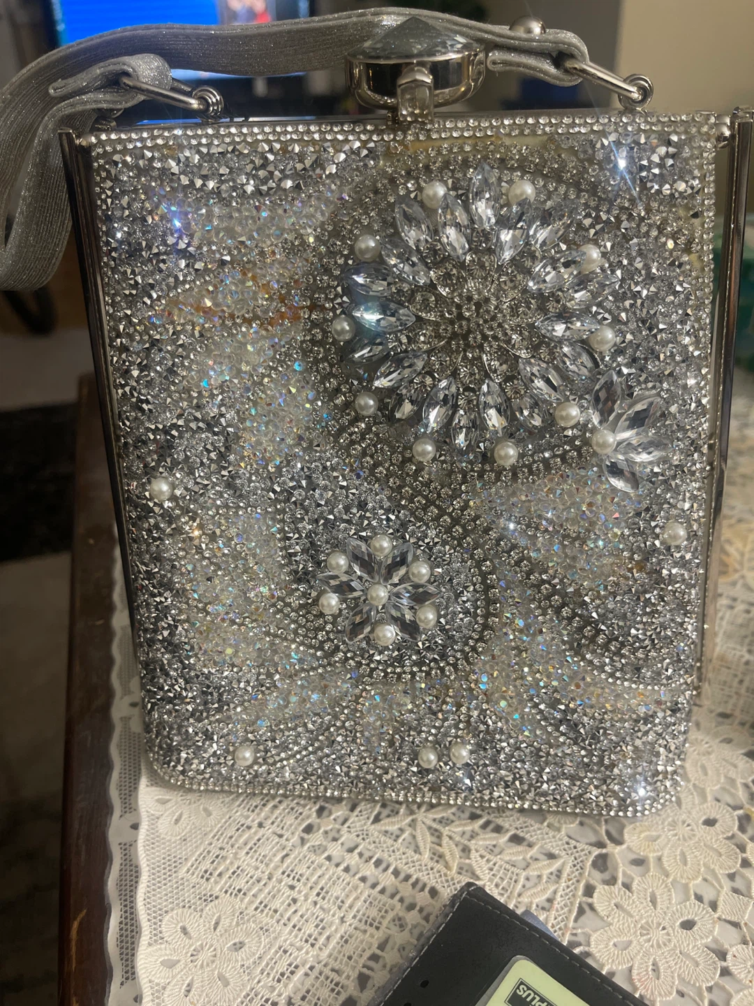 Sparkly Silver Clutch Purse - photo 2