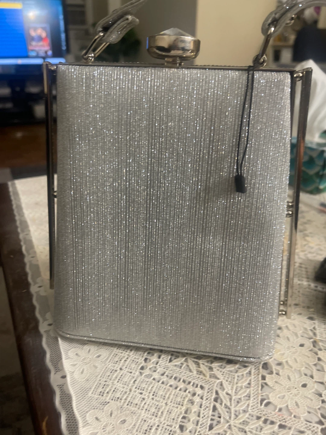 Sparkly Silver Clutch Purse - photo 3