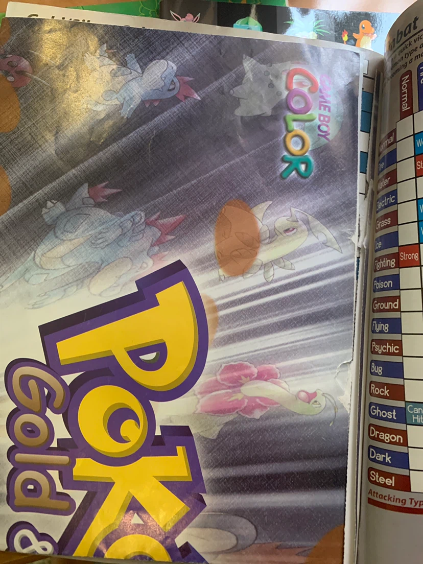 3 Pokémon books/ Pokémon Gold & Silver Adventure Guide w poster - photo 3