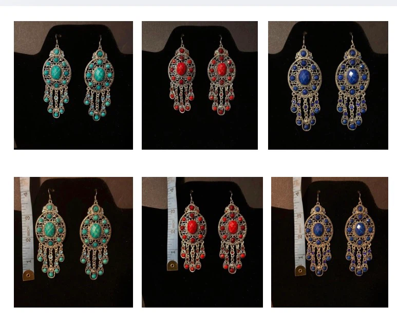 Vintage Style Chandelier Earrings