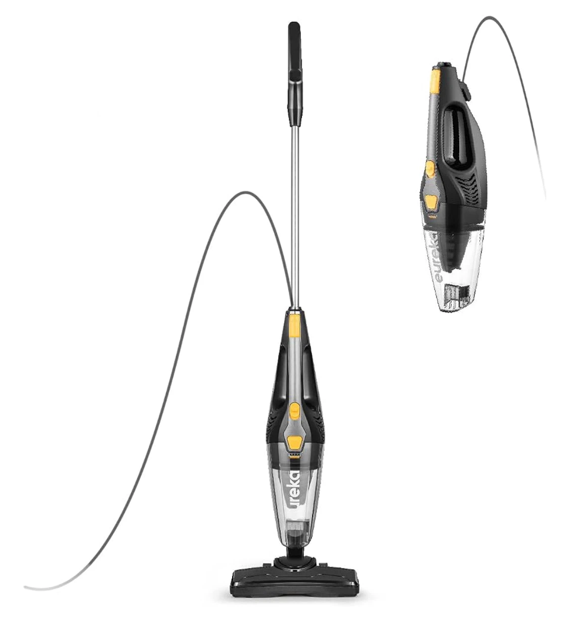 Eureka Home Lightweight Corded Stick Vacuum Cleaner, Blaze Black - photo 2