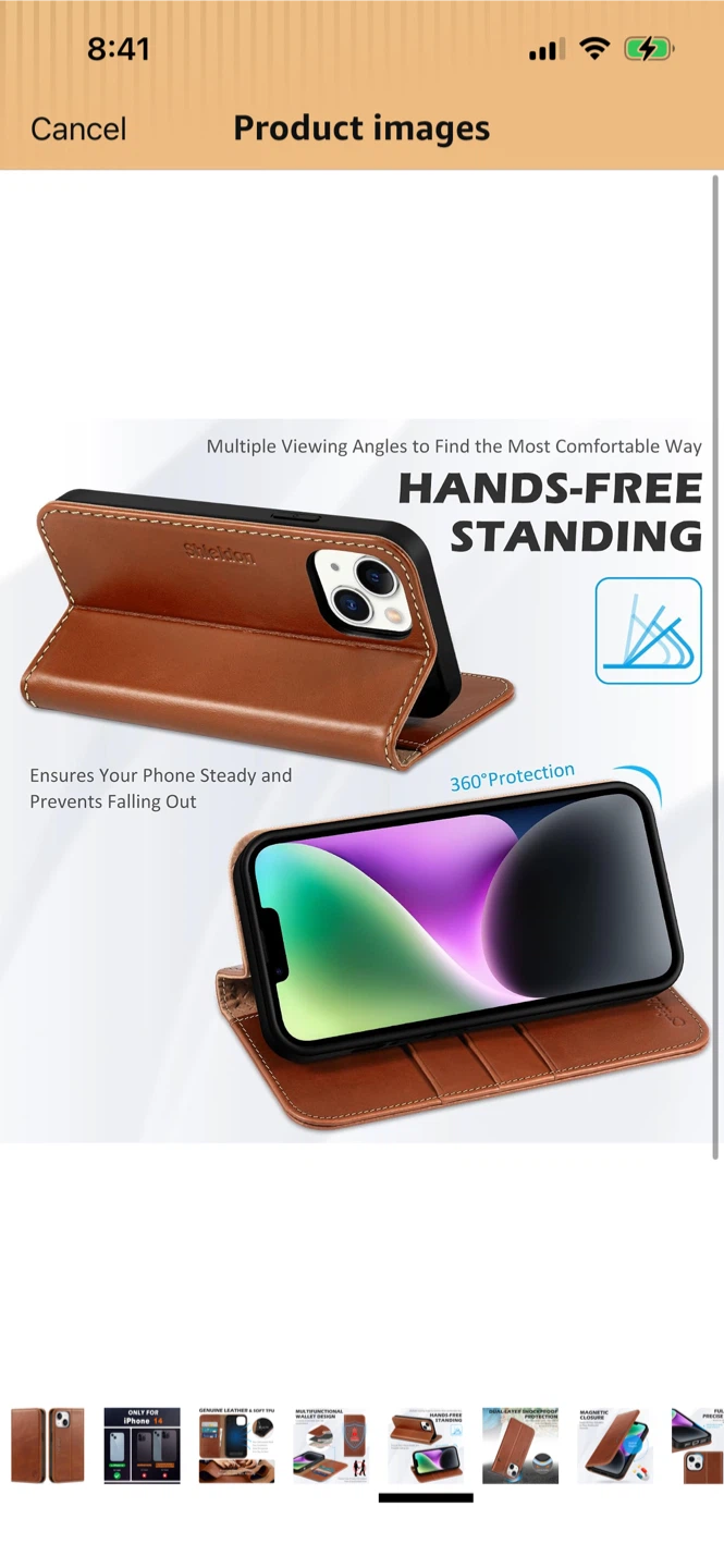 New-Shieldon Genuine Leather for iPhone14 - photo 4