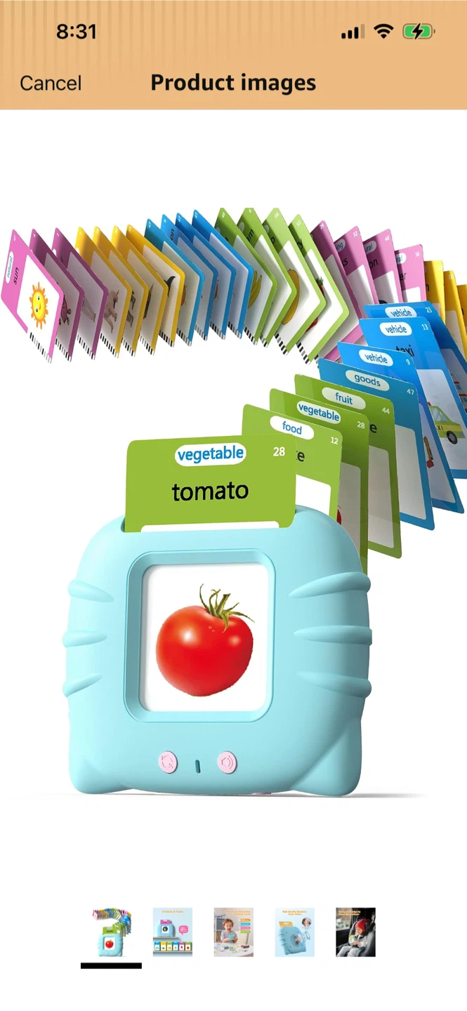 New-Montessori Educational Learning Toy with Flash Cards - photo 2