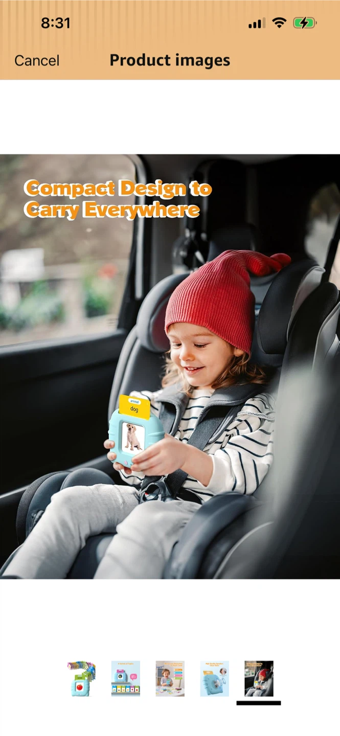 New-Montessori Educational Learning Toy with Flash Cards - photo 4