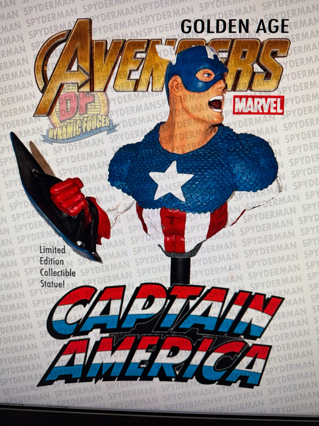 Marvel Captain America "Golden Age" Bust