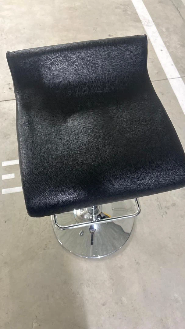 Adjustable Black Bar Stool - photo 3