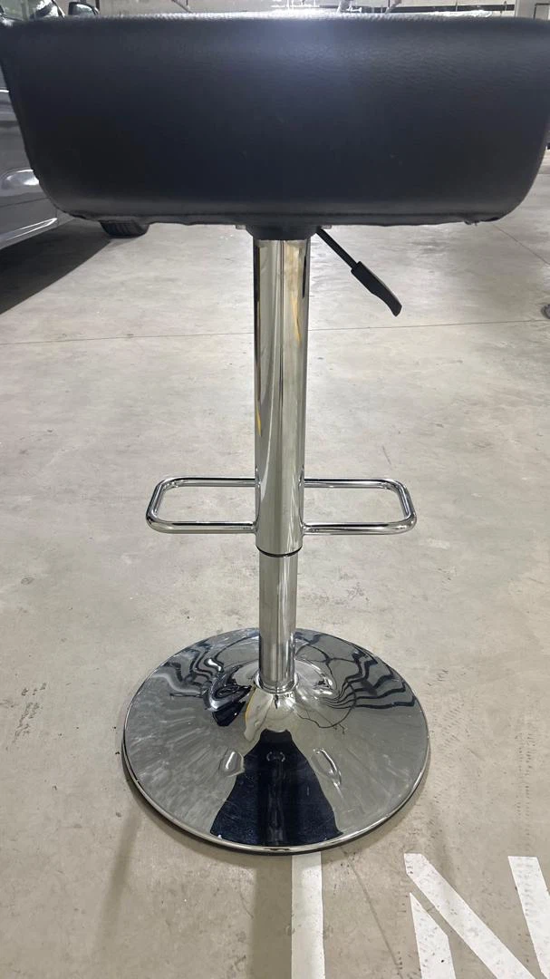 Adjustable Black Bar Stool - photo 5