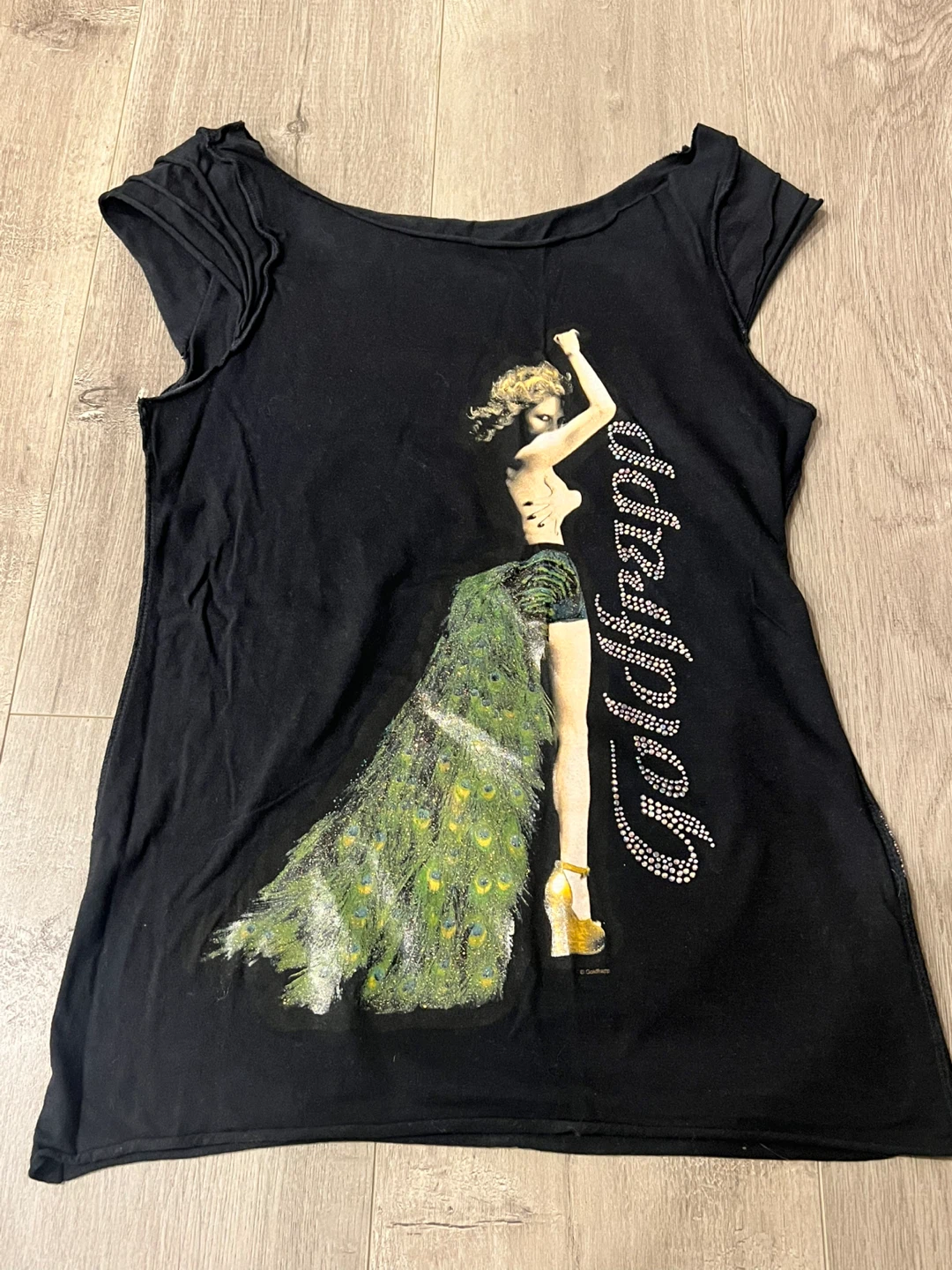 Vintage Amplified Goldfrapp Black T-Shirt S