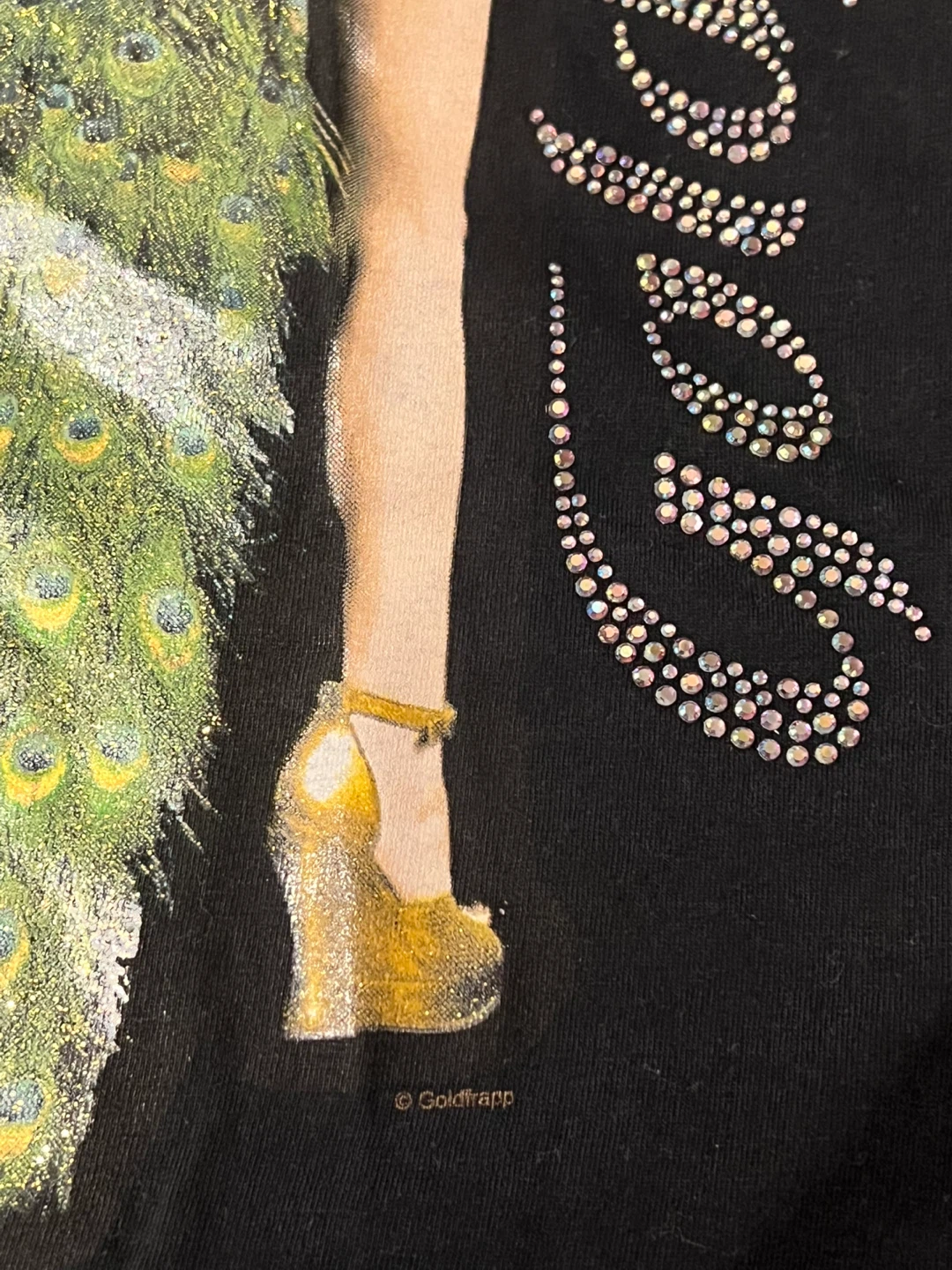 Vintage Amplified Goldfrapp Black T-Shirt S - photo 3