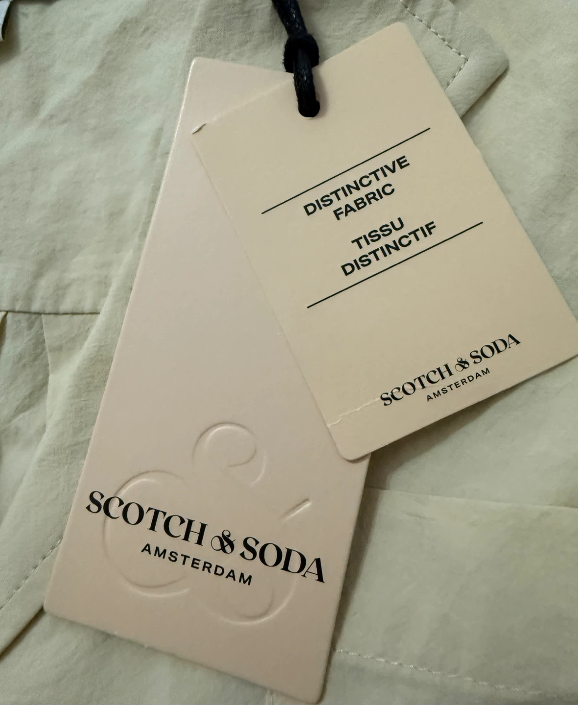 Scotch & Soda Chino pale yellow Embroidered Shirt - Size L - photo 5