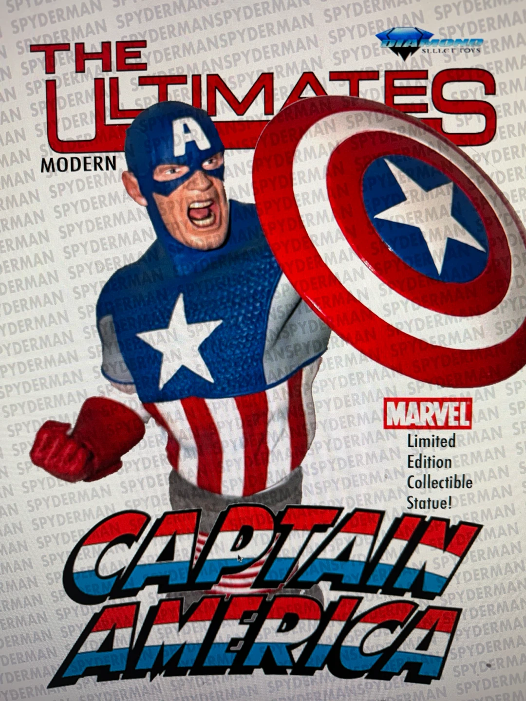 Marvel ultimate Captain America Bust Ststue modern