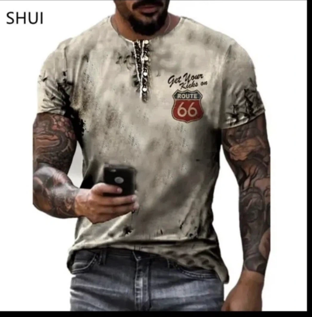 Men's Route 66 Graphic T-Shirt