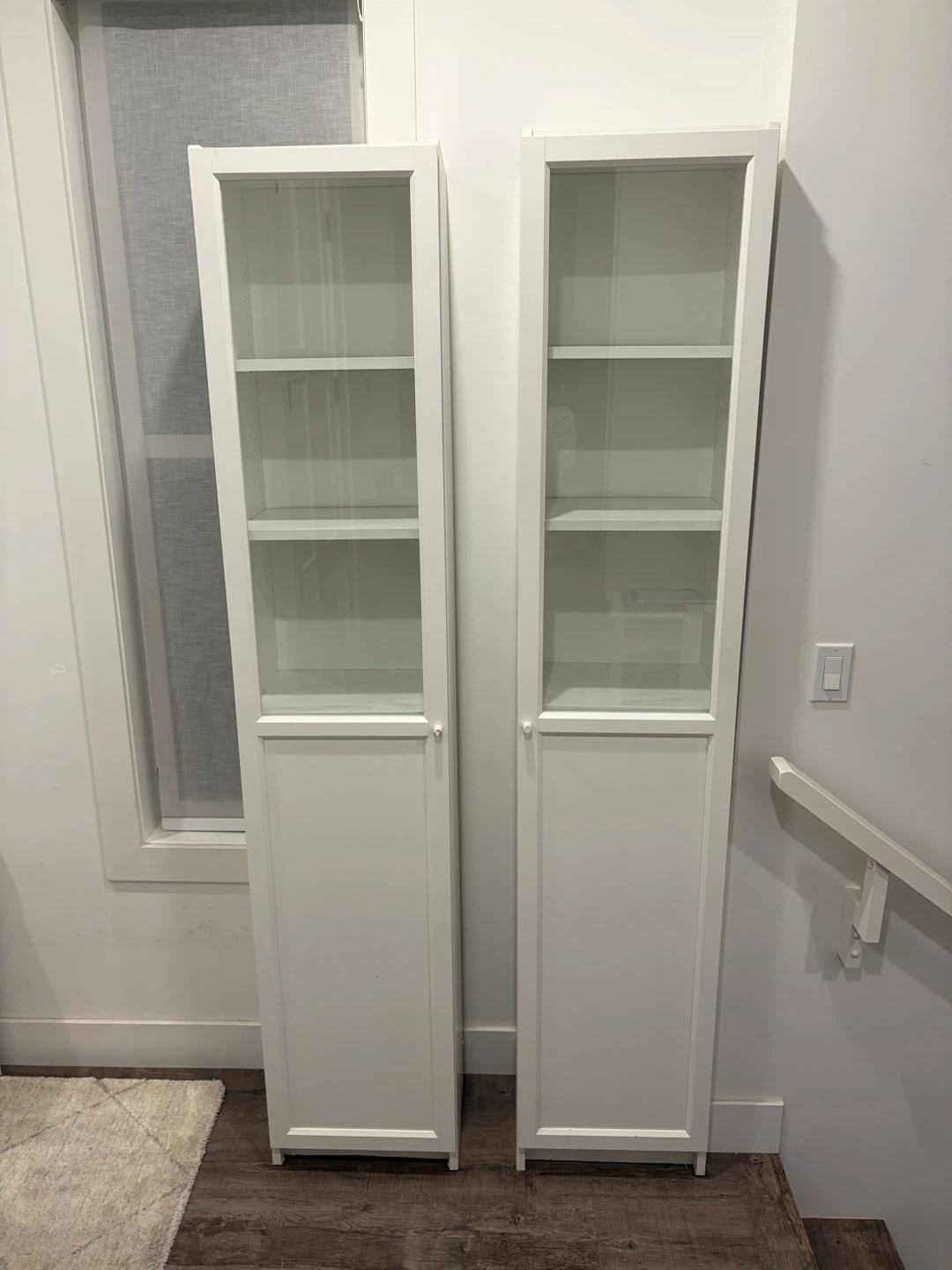 IKEA Billy bookshelf with doors $70 each $120 for both - photo 2