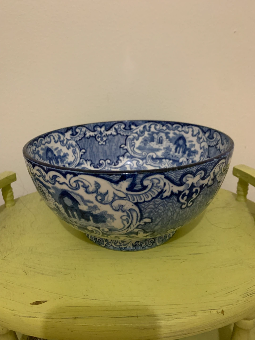 Blue and White Decorative Bowl