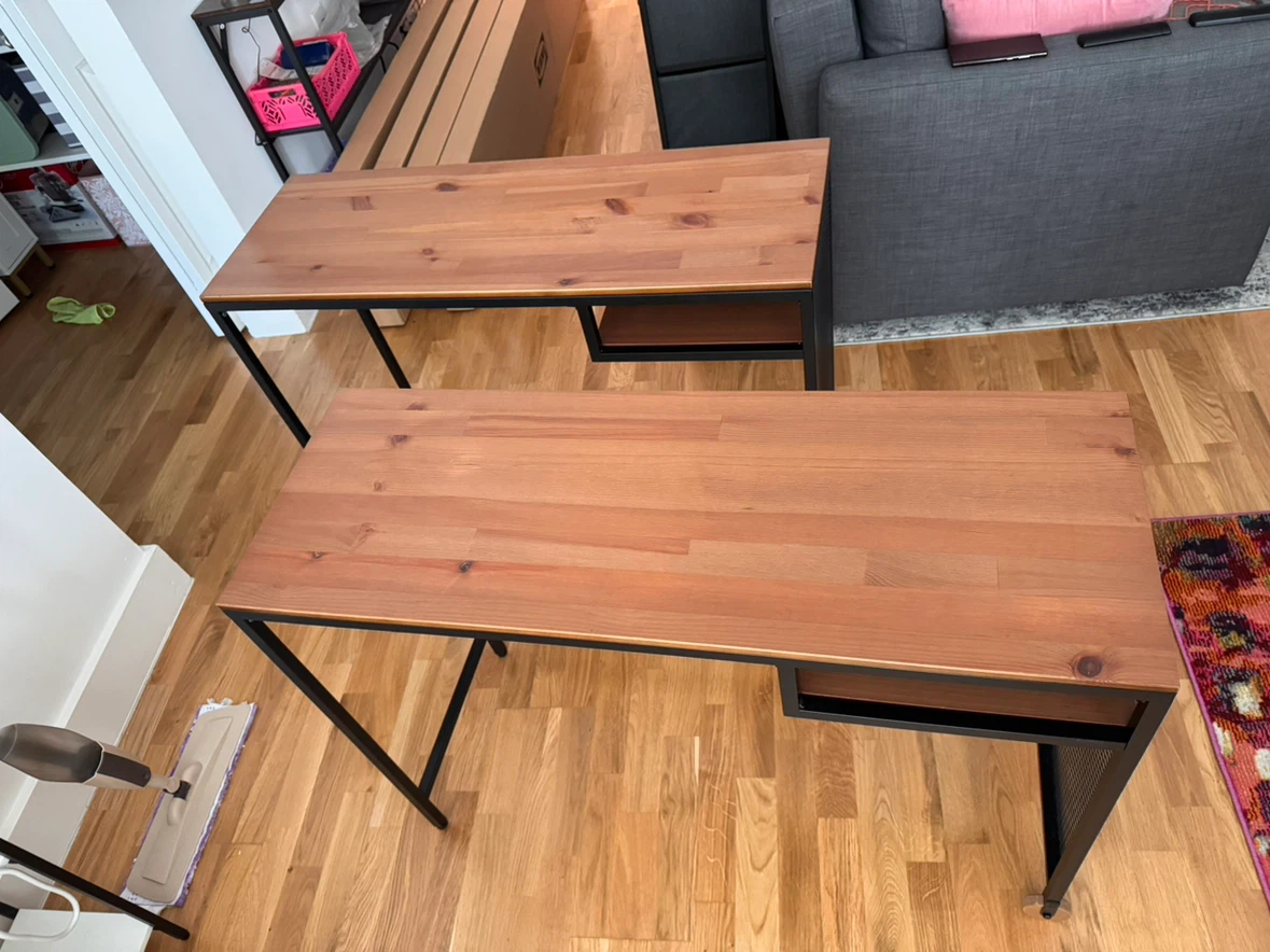 Two IKEA FJÄLBO laptop tables - photo 2