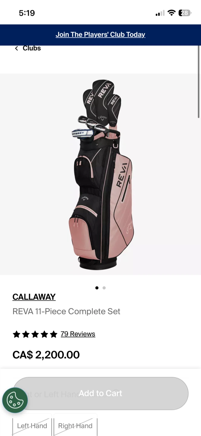 Callaway REVA 11 Set Women’s - Great Condition!