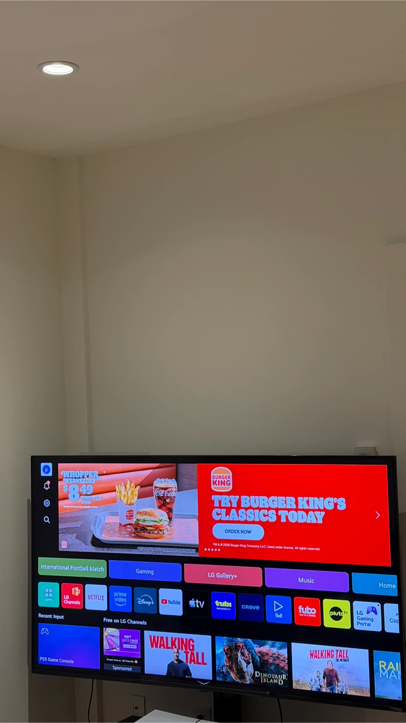 LG 65” QNED80 AI 4K Smart TV – Like New     Excellent Condition - photo 2