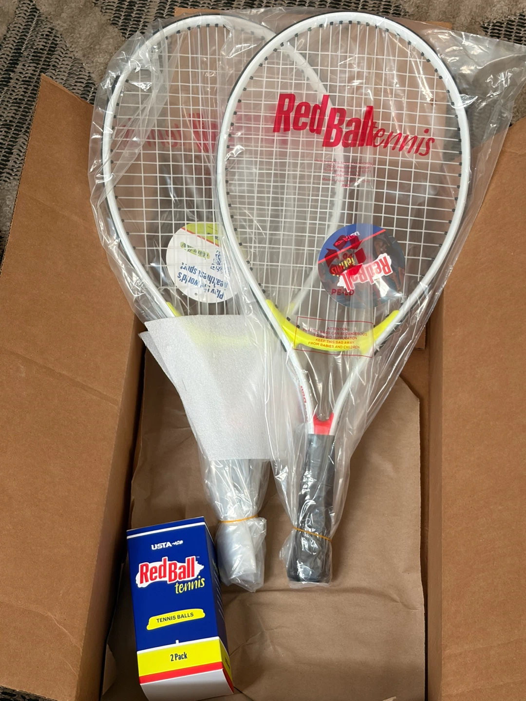 Red Ball 2 Pack Tennis Rackets and Balls Set - photo 4