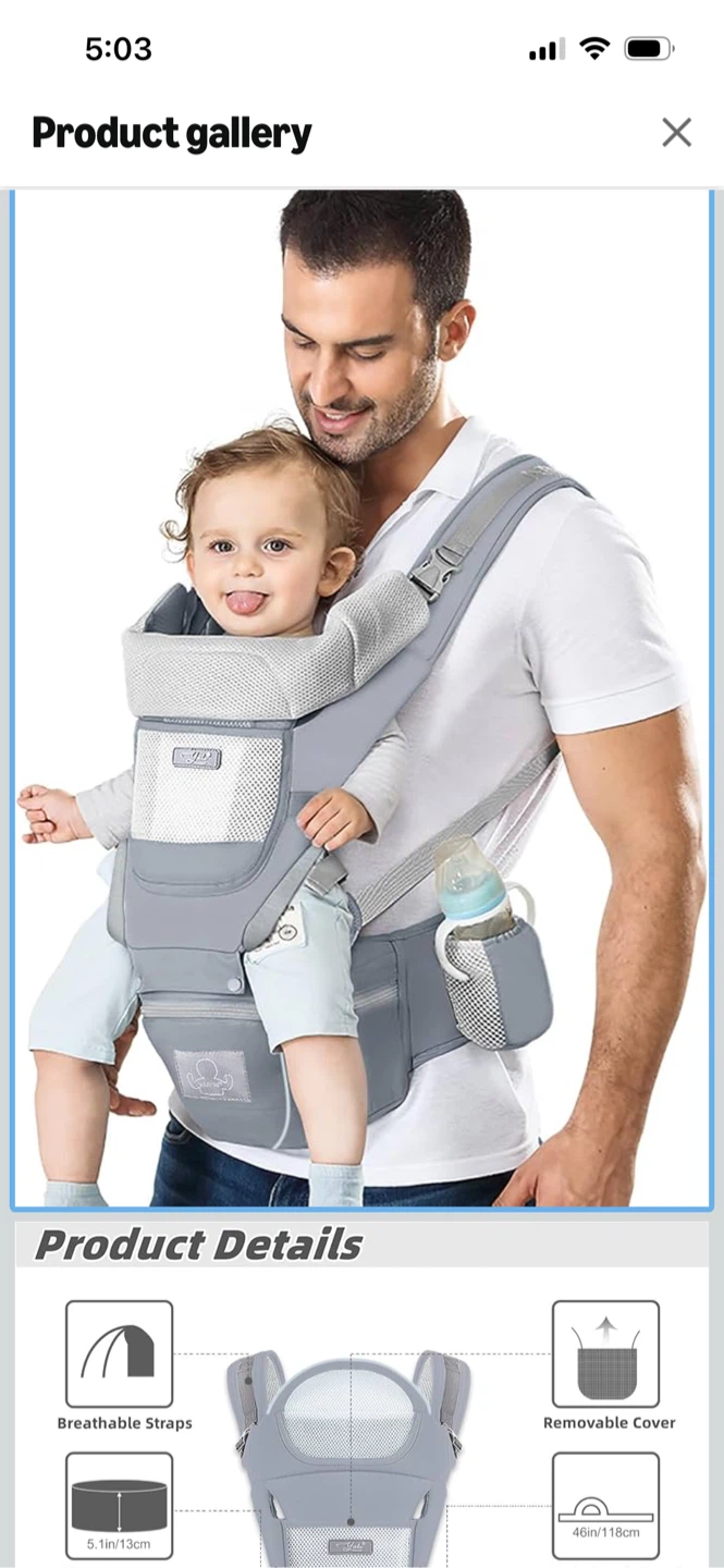 New-YSSKTC Baby Carrier