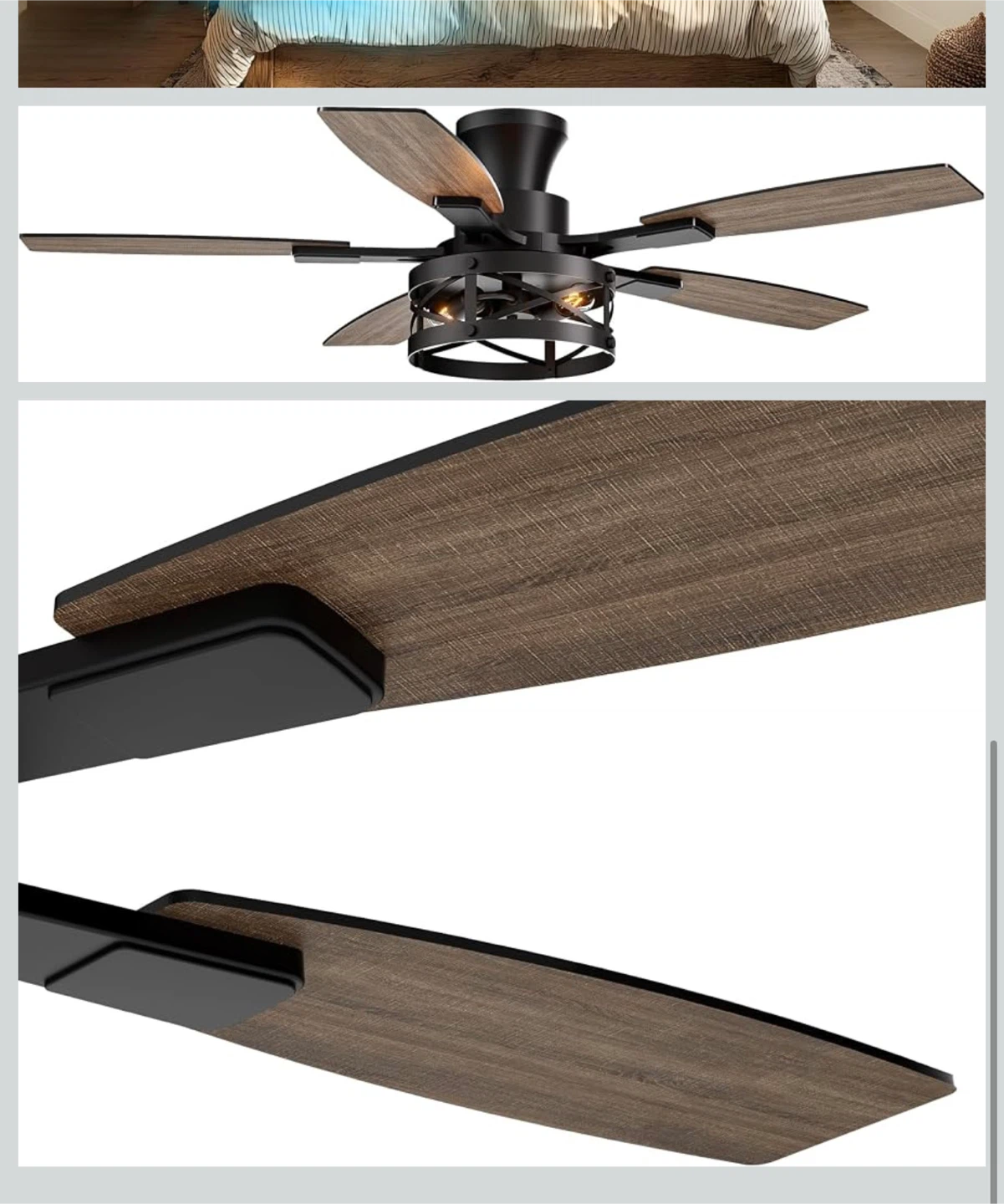 YouthDream 50 Inch Ceiling Indoor and Out door Fan (YO BULB )