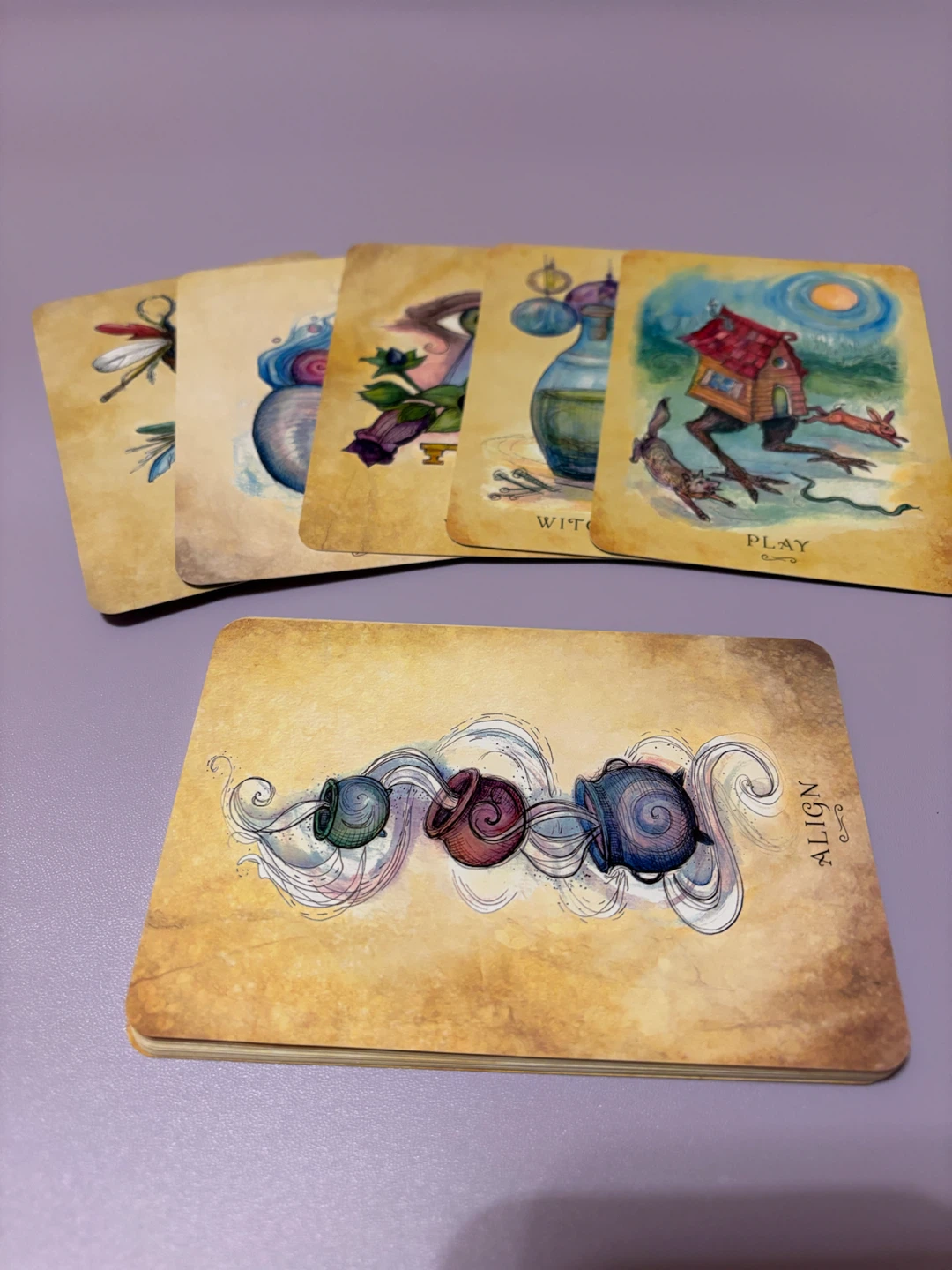 Anatomy of a Witch Oracle Deck - Like New - photo 4