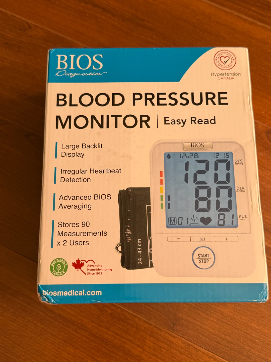 BIOS Diagnostics Blood Pressure Monitor - photo 2