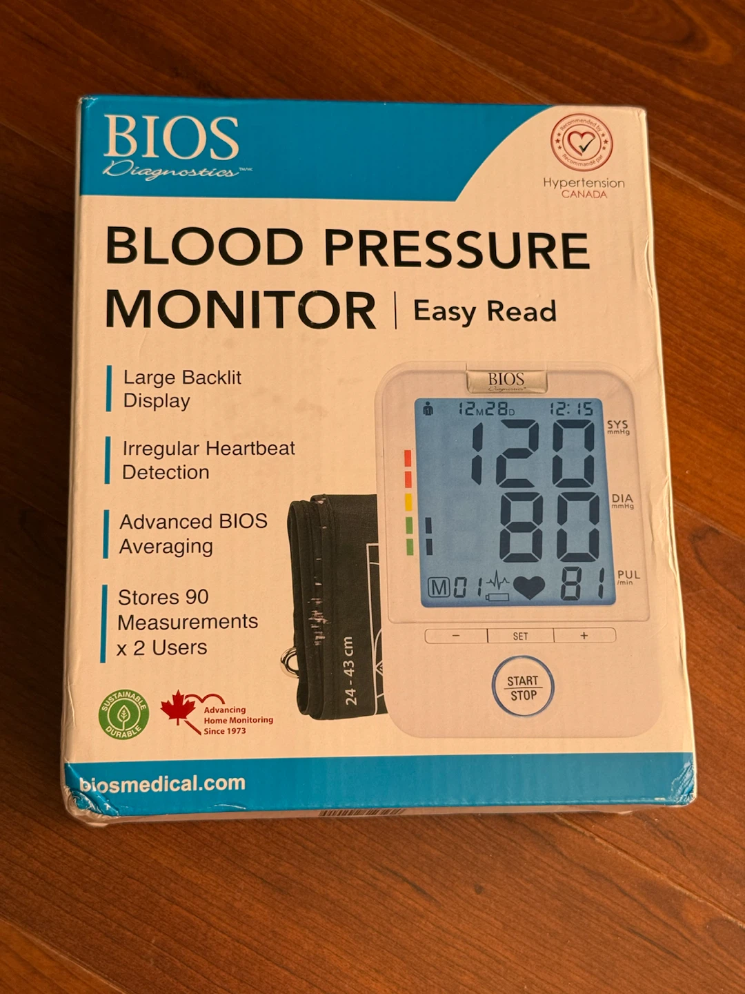 BIOS Diagnostics Blood Pressure Monitor - photo 3