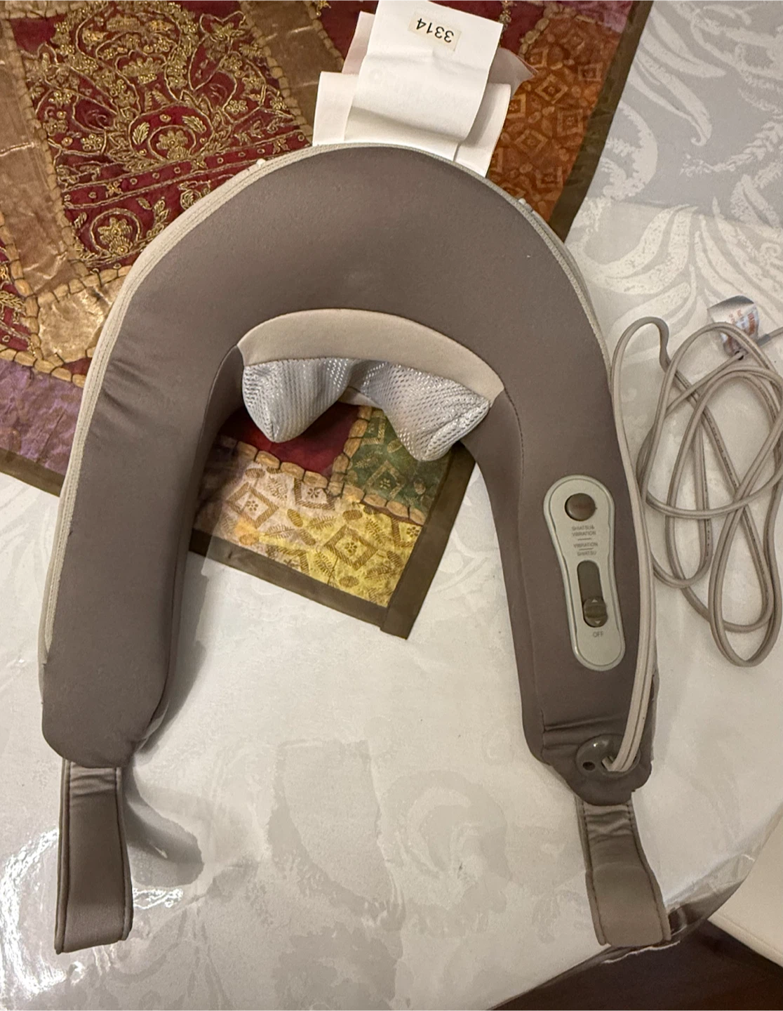 Obusforme Neck Massager with Heat and Vibration