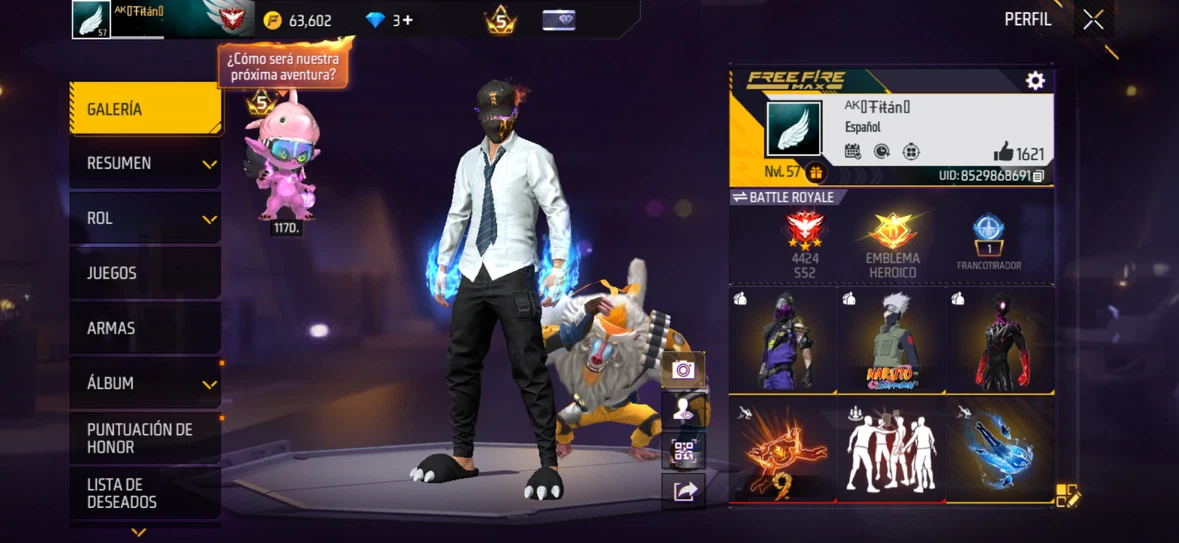 Free fire account
