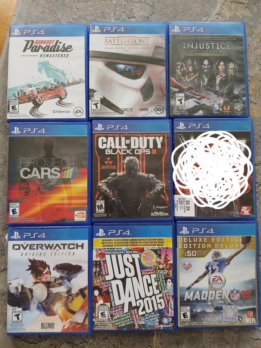 PlayStation 4 Games Bundle - NHL, Madden, NBA 2K, and More