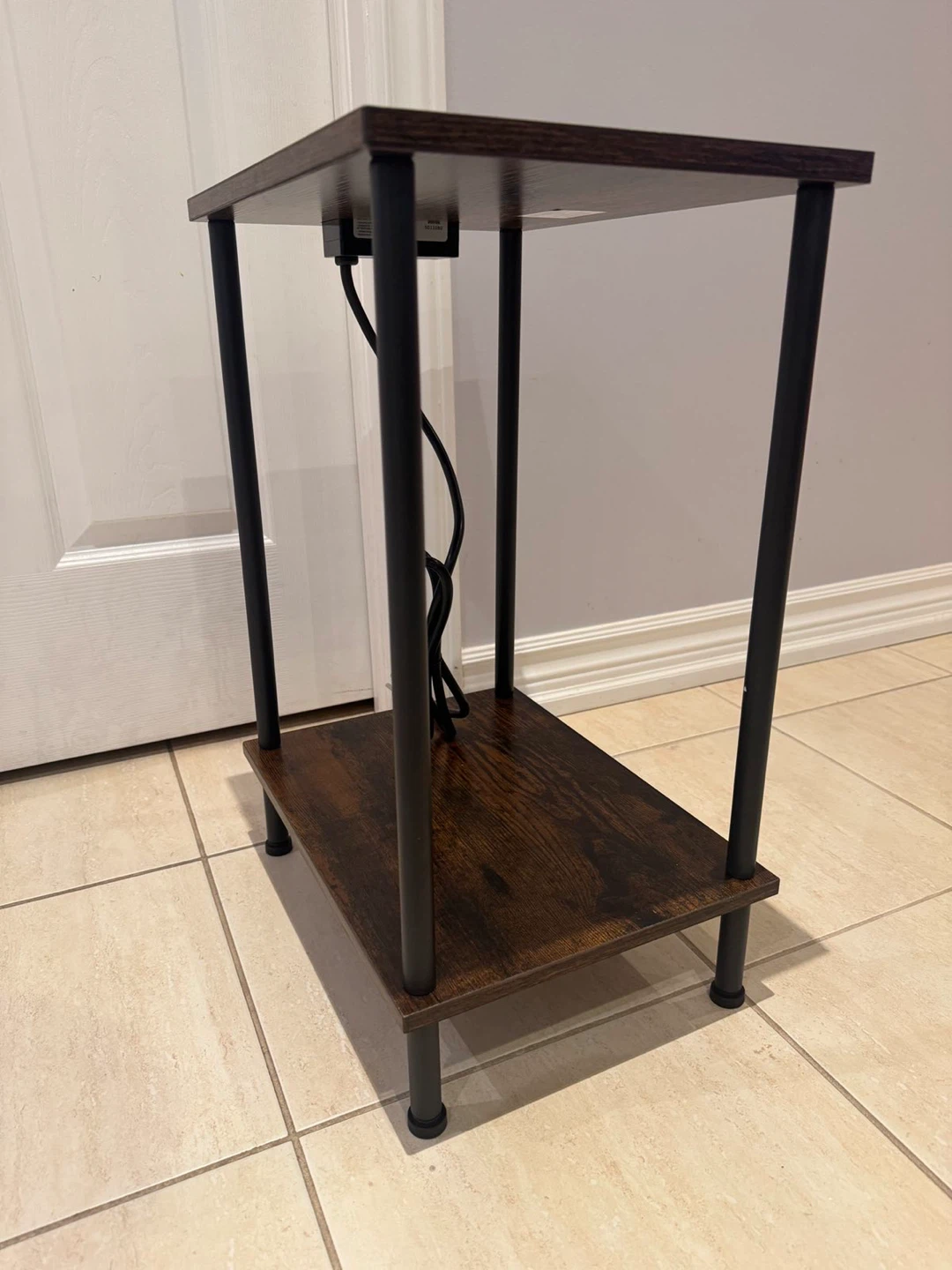 End Table with Built-in Charging Station - photo 3