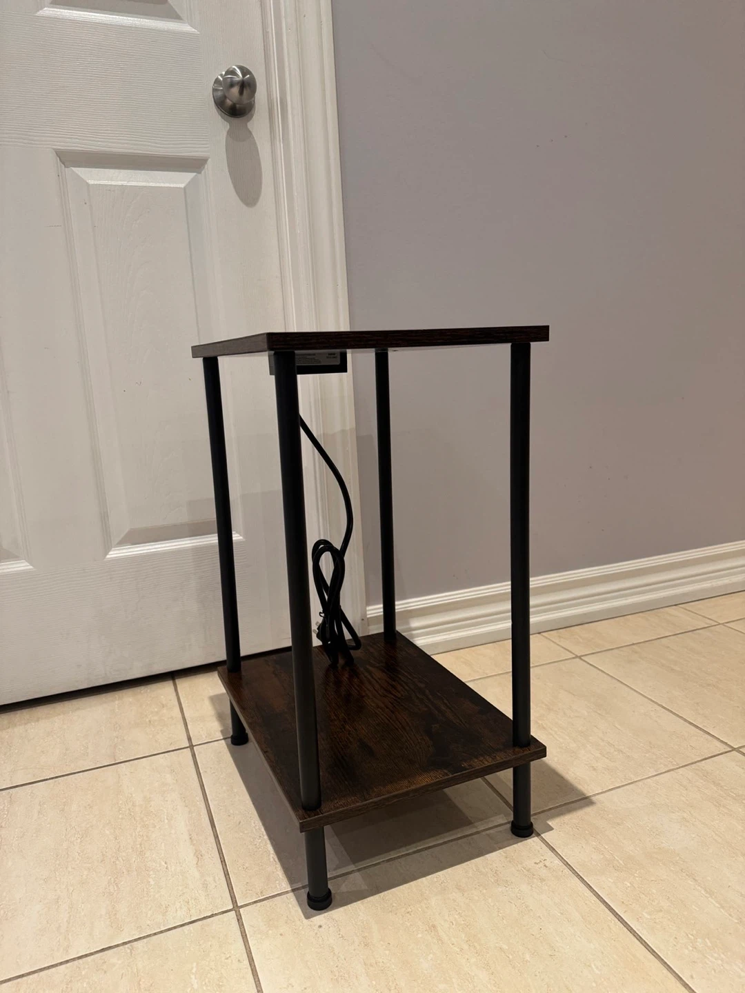 End Table with Built-in Charging Station - photo 4