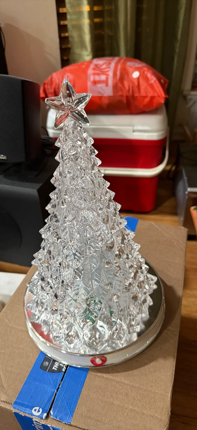 Light-Up Acrylic Christmas Tree Decoration
