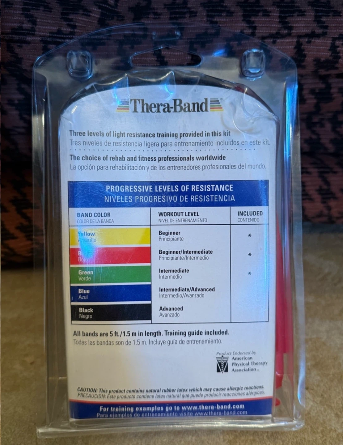 Thera-Band Resistance Bands Light Set - photo 2