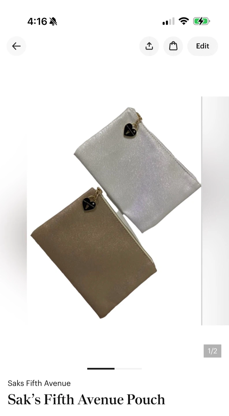 Saks Fifth Avenue 3 Piece Canvas Travel Set - photo 3