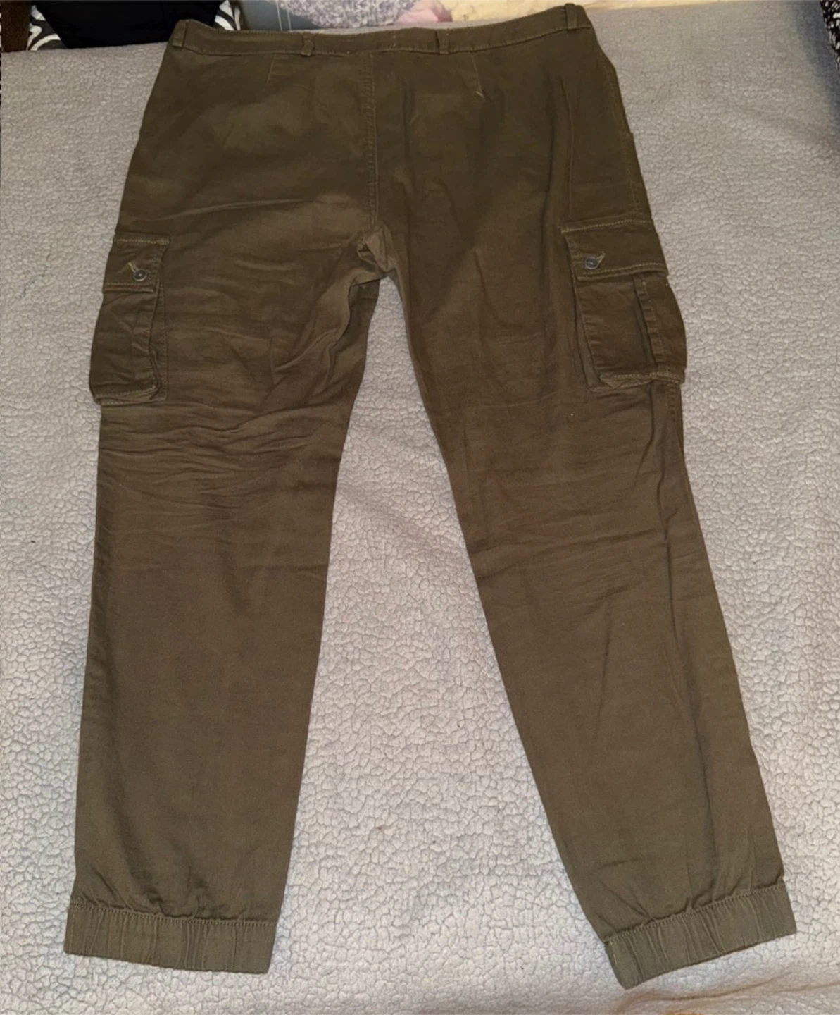 Garage Olive Green Cargo Pants - photo 2