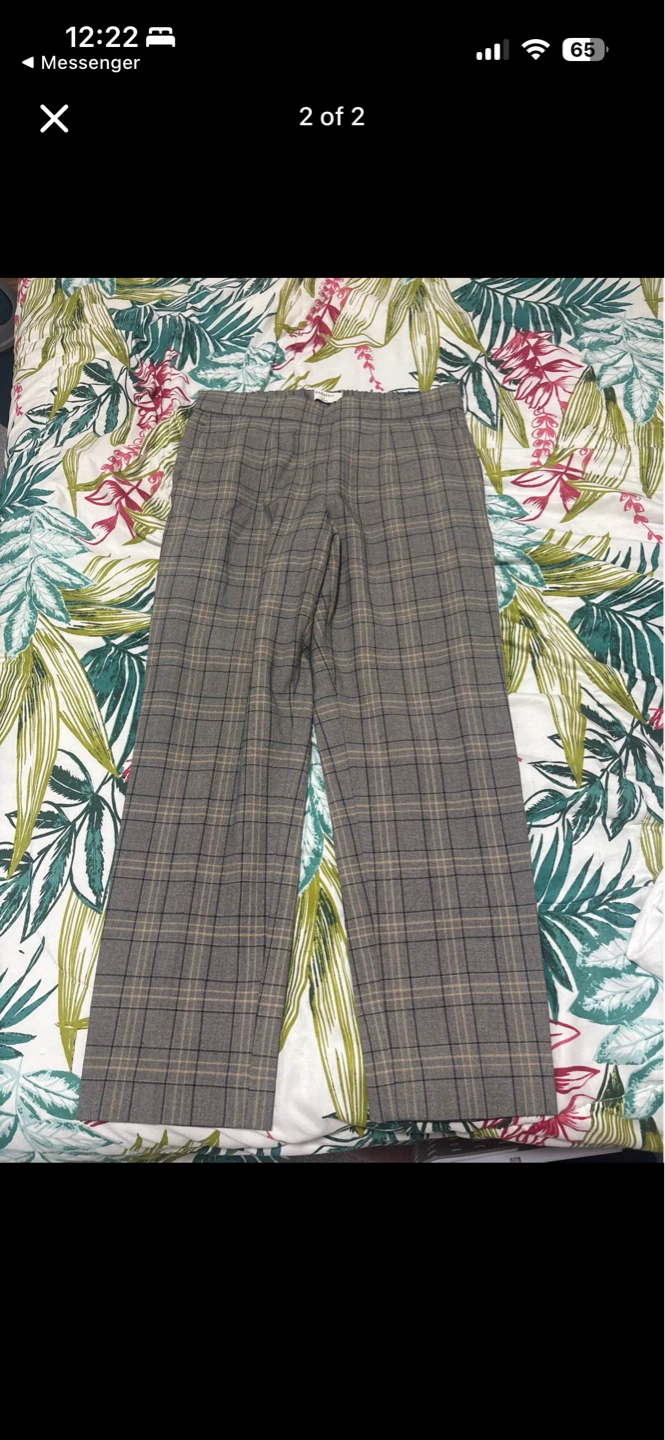 Babaton Plaid Trousers Size 6 - photo 2
