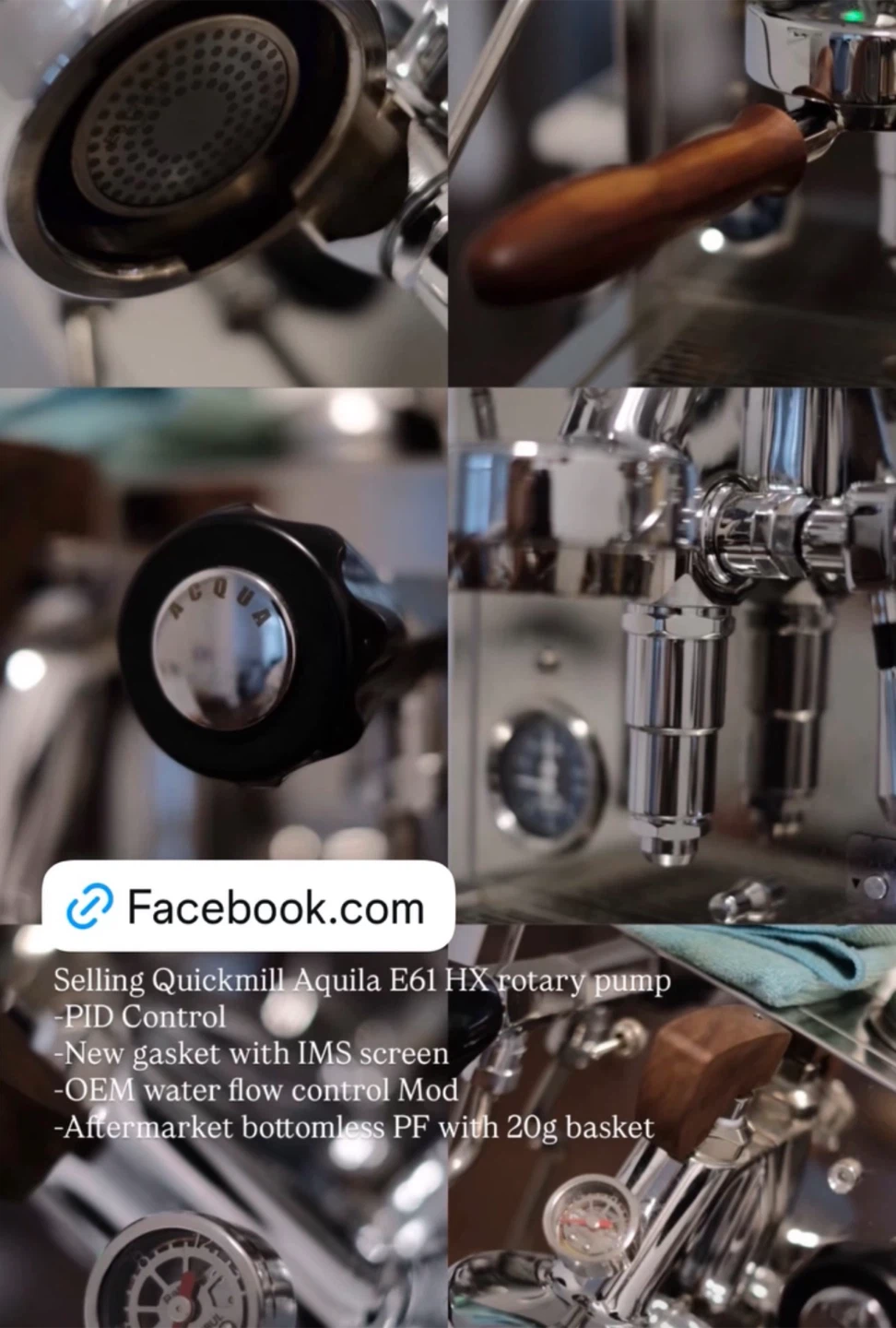 Quickmill Aquila E61 HX Espresso Machine