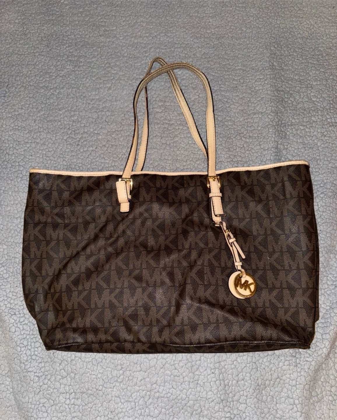 Michael Kors Brown Monogram Tote Bag