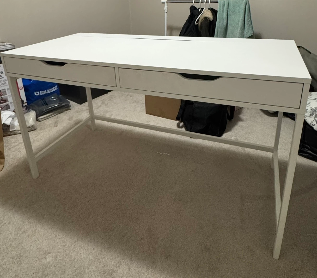 IKEA ALEX White Desk 132x58 cm