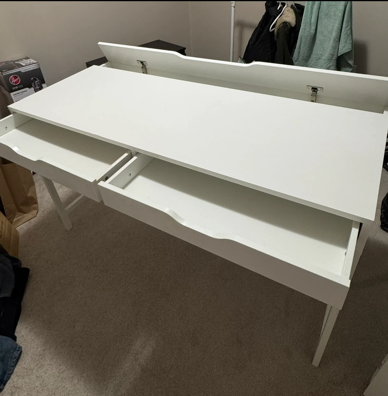 IKEA ALEX White Desk 132x58 cm - photo 3