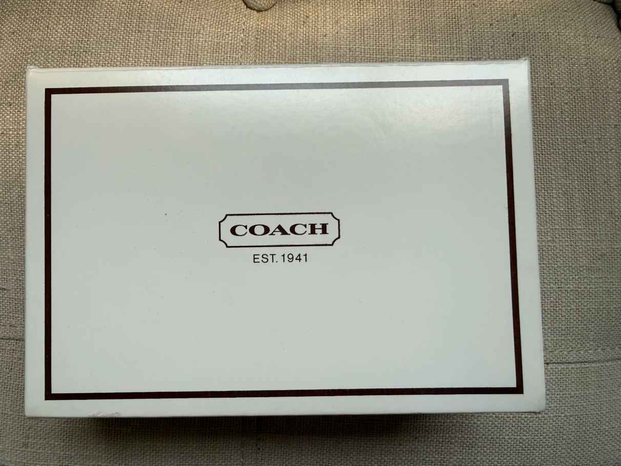 Coach Bi-fold Wallet - Blue Leather - photo 4