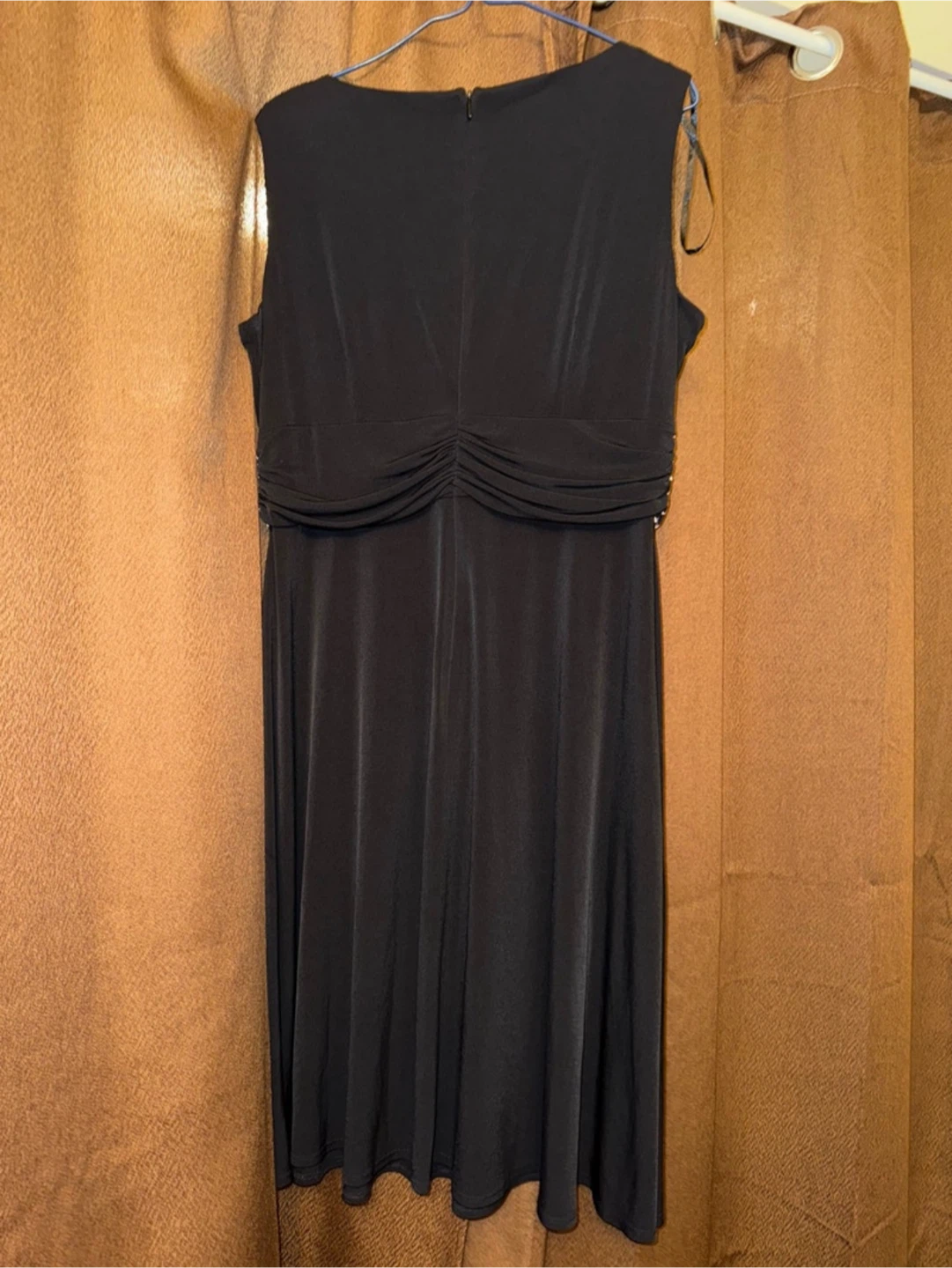 Jessica Howard Black Dress and Patterned Bolero Set - photo 2