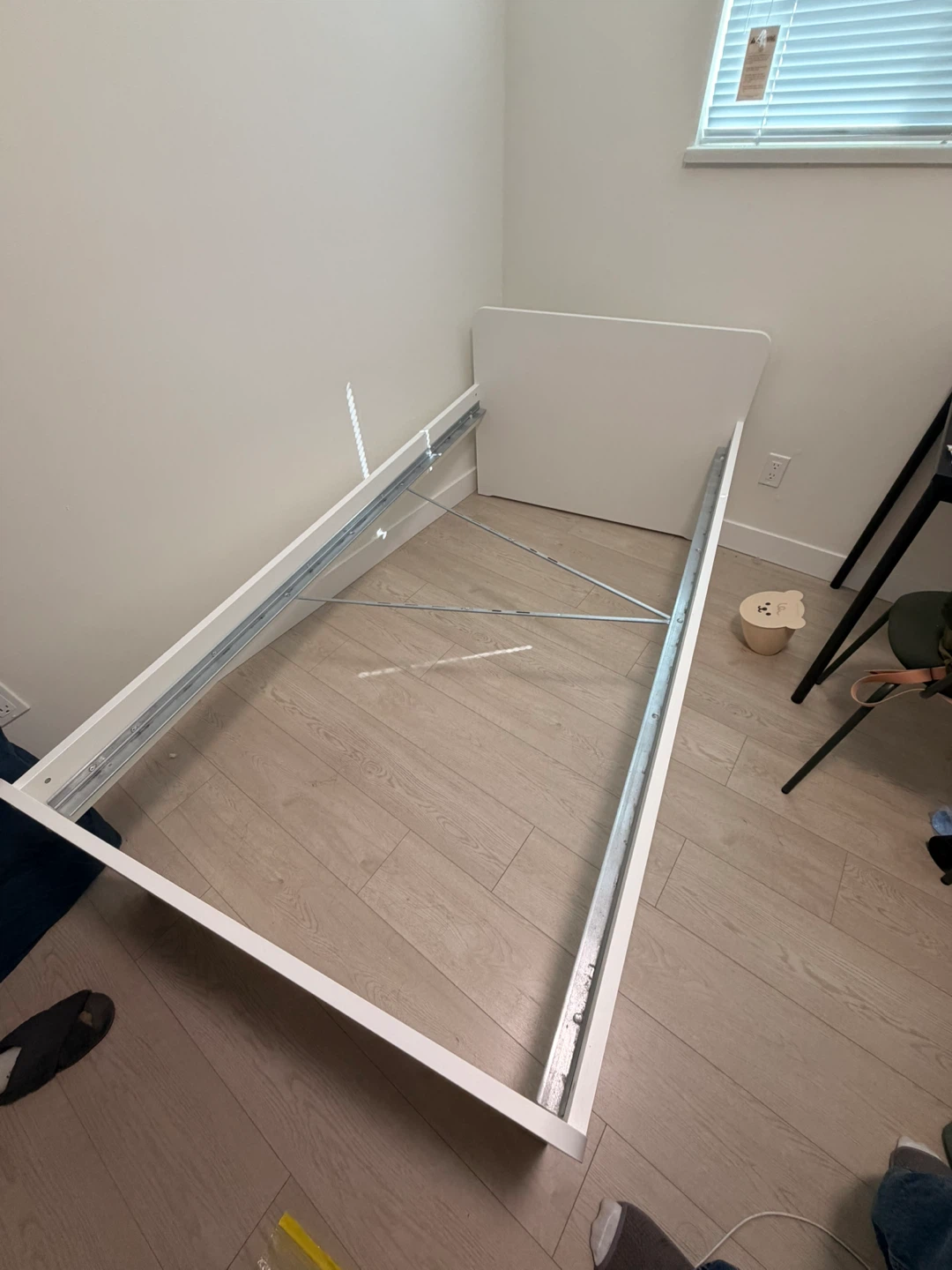 Moving out sell! IKEA twin Bed Frame with mattress - photo 3