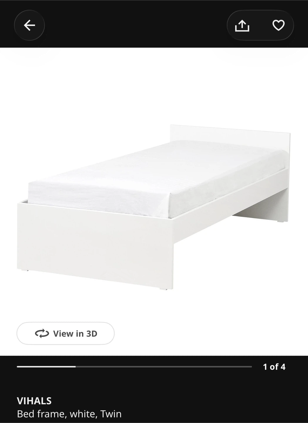 Moving out sell! IKEA twin Bed Frame with mattress - photo 2